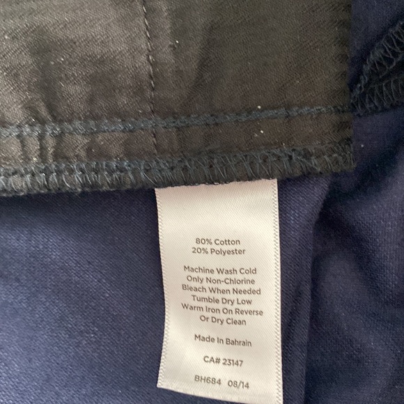 Talbots NWT navy velvet pants - Picture 6 of 6
